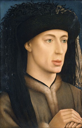  A Young Man, ca. 1430-1450 (attributed to Rogier van der Weyden) (ca. 1499-1464)  Location TBD 