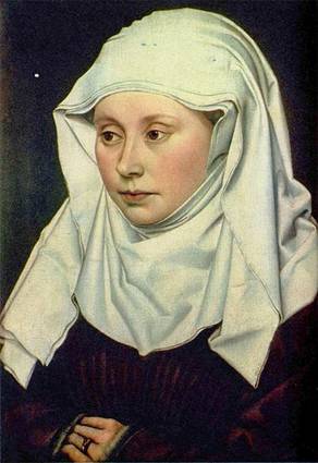 A Woman, ca. 1435 (attributed to Robert Campin) (1375-1444) The National Gallery, London