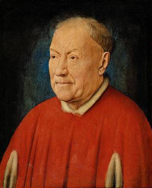 Cardinal Niccolo Albergati, ca. 1435 (Jan van Eyck) (1387-1441)  Location TBD 
