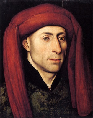 A Man, ca. 1440 (Jacques Daret) (ca. 1404-1470)  Staatliche Museen zu Berlin, Gemäldegalerie  
