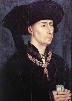 Philip III Duke of Burgundy, ca. 1455-1460 (Roger van der Weyden)  (1399-1464)  Location TBD 