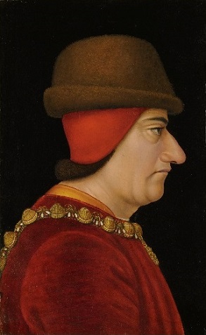 Louis XI, King of France, ca. 1469, reigned 1461-1483 (Unknown Artist, French School)  Sothebys Old Masters And British Paintings Sale, London, L12033, Lot 9,  July 4, 2012