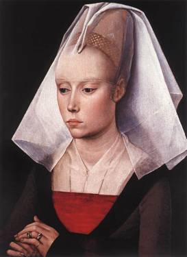 A Woman, ca. 1460 (workshop of Rogier van der Weyden) (1399-1464)  The National Gallery, London