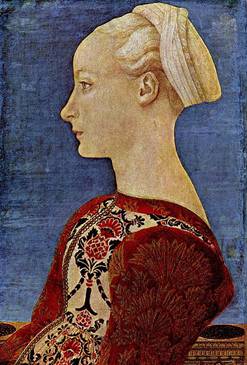 A Woman, ca. 1465 (Antonio Pollaiuolo)  (1429-1498)   Location TBD 