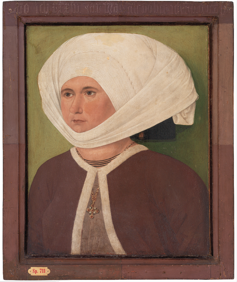 A Woman, 1472, (Unknown German Artist) Statens Museum for Kunst, Copenhagen