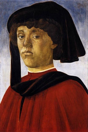 A Young Man, ca. 1470 (Sandro Botticelli) Palazzo Pitti, Galeria Palatina,  Firenze 