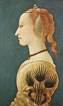 A Woman ca. 1470 (Alesso Baldovinetti)  (1425-1499) The National Gallery, London  