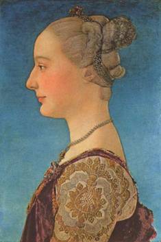 A Woman, ca. 1470 (Antonio Pollaiuolo) (1429-1498)  Location TBD 