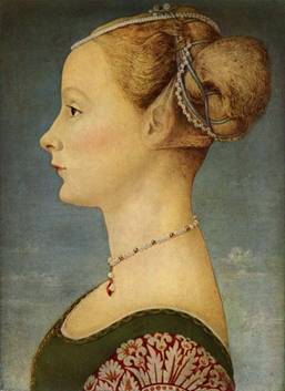 A Woman, ca. 1470 (Piero del Pollaiuolo) (1443-1496) Museo Poldi Pezzoli, Milan                