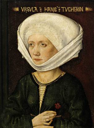 Ursula Tucher, ca. 1478 (Michael Wolgemut) (1434-1519)  Staatliche Museen Kassel 