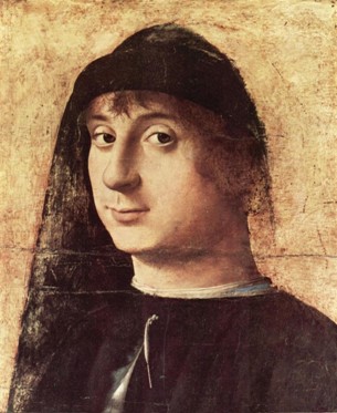 A Young Man ca. 1470  (Antonello da Messina) (1430-1479) Philadelphia Museum of Art, PA,  John Johnson  Collection  