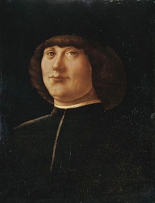 A Man, ca. 1475 (Alvise Vivarini) (1444-1505)   Location TBD   