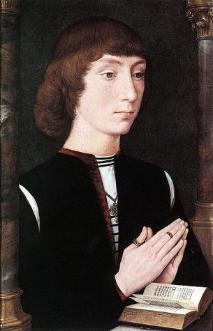 A Young Man, ca. 1475 (Hans Memling) (1433-1494) The National Gallery, London