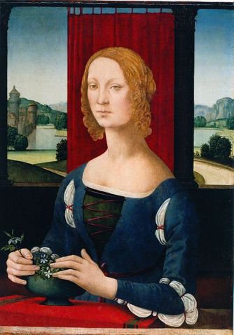 Caterina Sforza, ca. 1480-1483  (Lorenzo di Credi) (ca. 1459-1537) Pinacoteca Civica di Forli