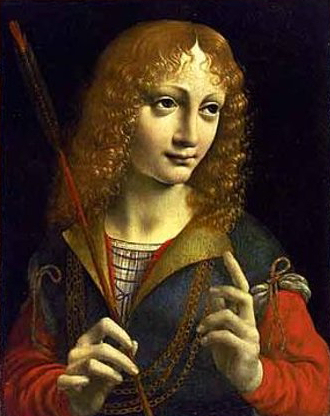 Gian Galeazzo Sforza, Sixth Duke of Milan, ca. 1483 (Giovanni Ambrogio de Predis or Leonardo Da Vinci)  (1452-1508) (1452-1519)  Location TBD     