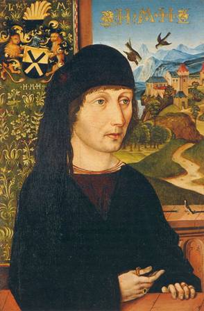 Levinus Memminger,  ca. 1485 (Michael Wohlgemut) (1434-1519) Museo Thyssen-Bornemisza, Madrid     