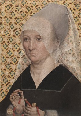 A Woman, ca. 1485 (Master of the Holy Kinship) Cleveland Museum of Art, OH, 1962.259         