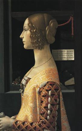 Giovanna Tornabuoni, ca. 1488 (Domenico Ghirlandaio) (1449-1494)                Museo Thyssen-Bornemisza, Madrid 