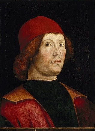 A Man, ca. 1485 (Lorenzo Costa) (1460-1535)  Brooklyn Museum, NY,  54.193   
