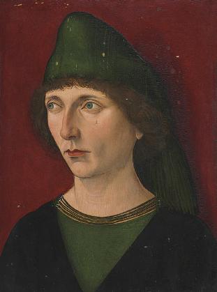 A Man, ca. 1480 (Unknown French Artist) Christies Sale 1986