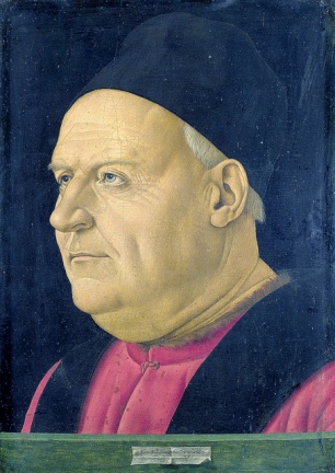 A Man, possibly Giovanni Capello, 1487 (Francesco Bonsignori) (fl. 1455-1519) National Gallery, London  NG736 