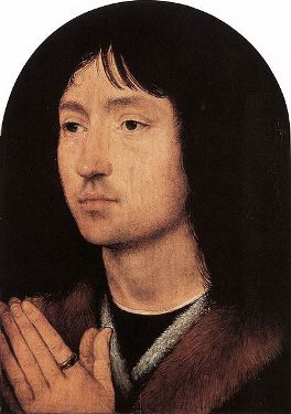 A Young Man, ca. 1487 (Hans Memling) (1433-1494) Upton House, Banbury 