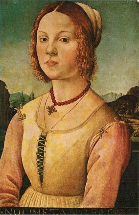 A Young Woman, ca. 1488  (Lorenzo di Credi) (ca. 1459-1537)    Location TBD      Berlin