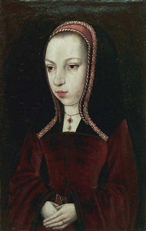 Margaret of Austria, ca. 1492-1495 (attributed to the Master of the Legend of Mary Magdalene) (fl. 1490-1525)  Musée du Louvre, Paris,  R.F. 2259   
