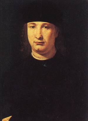 Gerolamo Casio, ca. 1500 (Giovanni Antonio Boltraffio) (1467-1516)   Galleria degli Uffizi, Firenze 