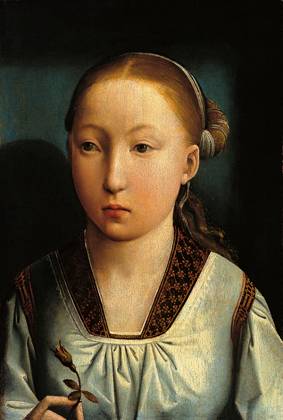 An Infanta (possibly Catherine of Aragon or Juana de Castille), ca. 1496 (Juan de Flandes)   Location TBD