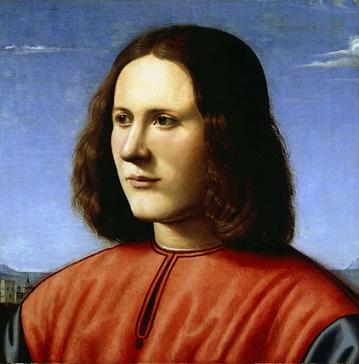A Young Man, ca. 1500  (Piero di Cosimo)  (1462-1521)  Dulwich Picture Gallery, London,  258 