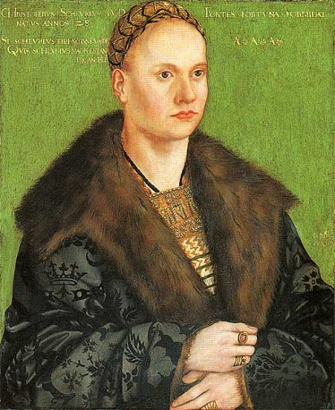 Christoph von Scheurl, 1509 (Lucas Cranach the Elder) (1472-1553)   Cranachhaus Wittenburg