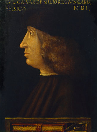 Doctor Cesare de Milio, 1501 (Lombard School, possibly Bernardino de Conti) (ca. 1470-1523)  Musei Civici dei Pavia