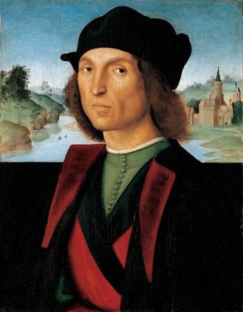 Man  ca. 1502-1504 attributed to Raphael Liechtenstein Museum Vienna