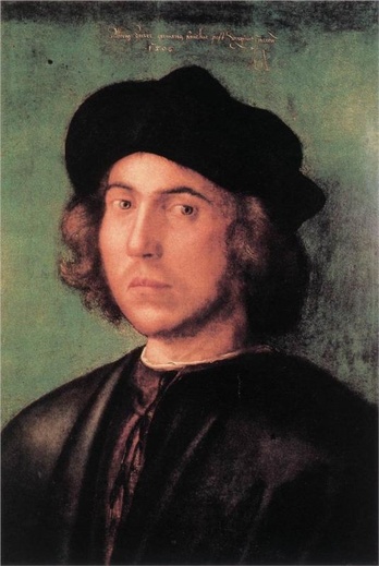Young Man 1506  by Durer