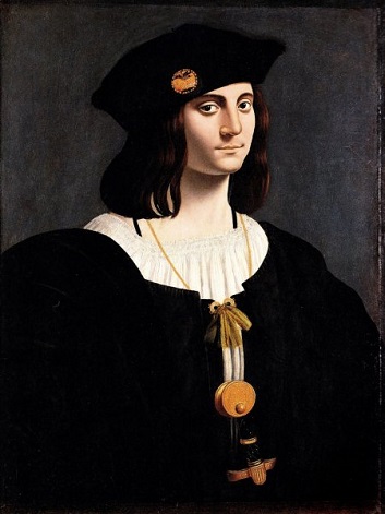 A Young Man, ca. 1505-1510 (attributed to Bernardino de Conti) (ca. 1470-1522)  Collezione Borromeo, Isola Bella