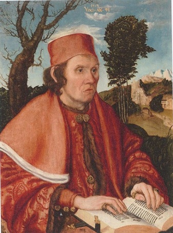 A Jurist, 1503 (Lucas Cranach the Elder) (1472-1553)  Germanisches Nationalmuseum, Nürnberg 