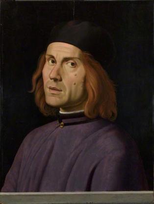 Battista Fiera, ca. 1507-1508 (Lorenzo Costa) (c1460-1535) The National Gallery, London  NG2083