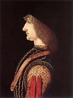 A Man, ca. 1501 (Ambrogio de Predis) (1455-1508)           Uffizi, Florence  