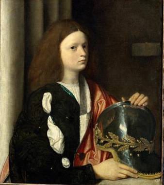Francesco Maria I della Rovere, ca. 1502 (attrib. Giorgione) (1477-1510) Kunsthistorisches Museum, Wien   GG_10    
