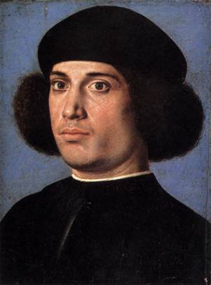 A Man (recto), ca. 1502 (Andrea Previtali) (1480-1528) Museo Poldi Pezzoli, Milan    