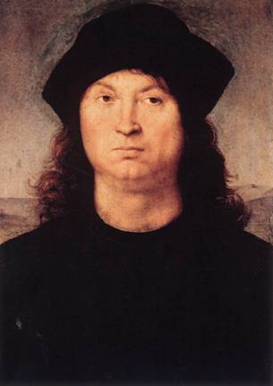 A Man, ca. 1502 (Raphael Sanzo)    (1483-1520)   Galleria Borghese, Roma         