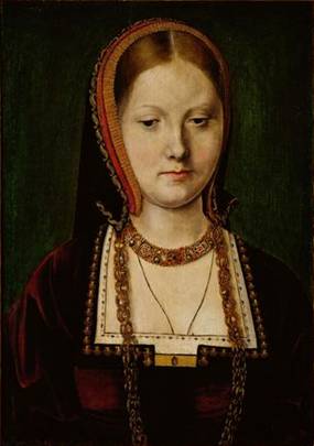 Catherine of Aragon, ca. 1503 (Michel Sittow) (1469-1526) Kunsthistorisches Museum, Wien GG_7046    
