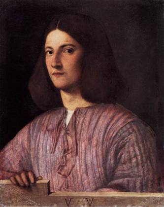 A Young Man, ca. 1503 (Giorgione) (1477-1510) SMB  