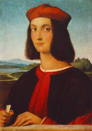 Pietro Bembo, ca. 1504 (Raphael) (1483-1520)    Szépművészeti Múzeum, Budapest     