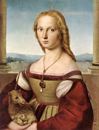 A Woman, ca. 1505 (Raphael) (1483-1520) Galleria Borghese, Roma 