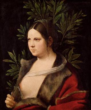 A Young Woman “Laura”, ca. 1506 (Giorgione) (1477-1510)   Kunsthistorisches Museum, Wien    GG_31               