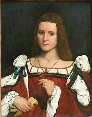 A Woman, ca. 1505-1510 (Giovanni Francesco Caroto) (1480-1555)  Musée du Louvre, Paris   INV 894   