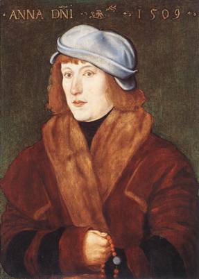 A Young Man, ca. 1509 (Hans Baldung Grien) (1484-1545) The Royal Collection, Windsor Castle  