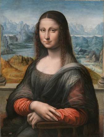 Mona Lisa  La Gioconda 1st qtr 16th c.” (copy after  Leonardo da Vinci) (1452-1519) Museo Nacional del Prado, Madrid    P00504  